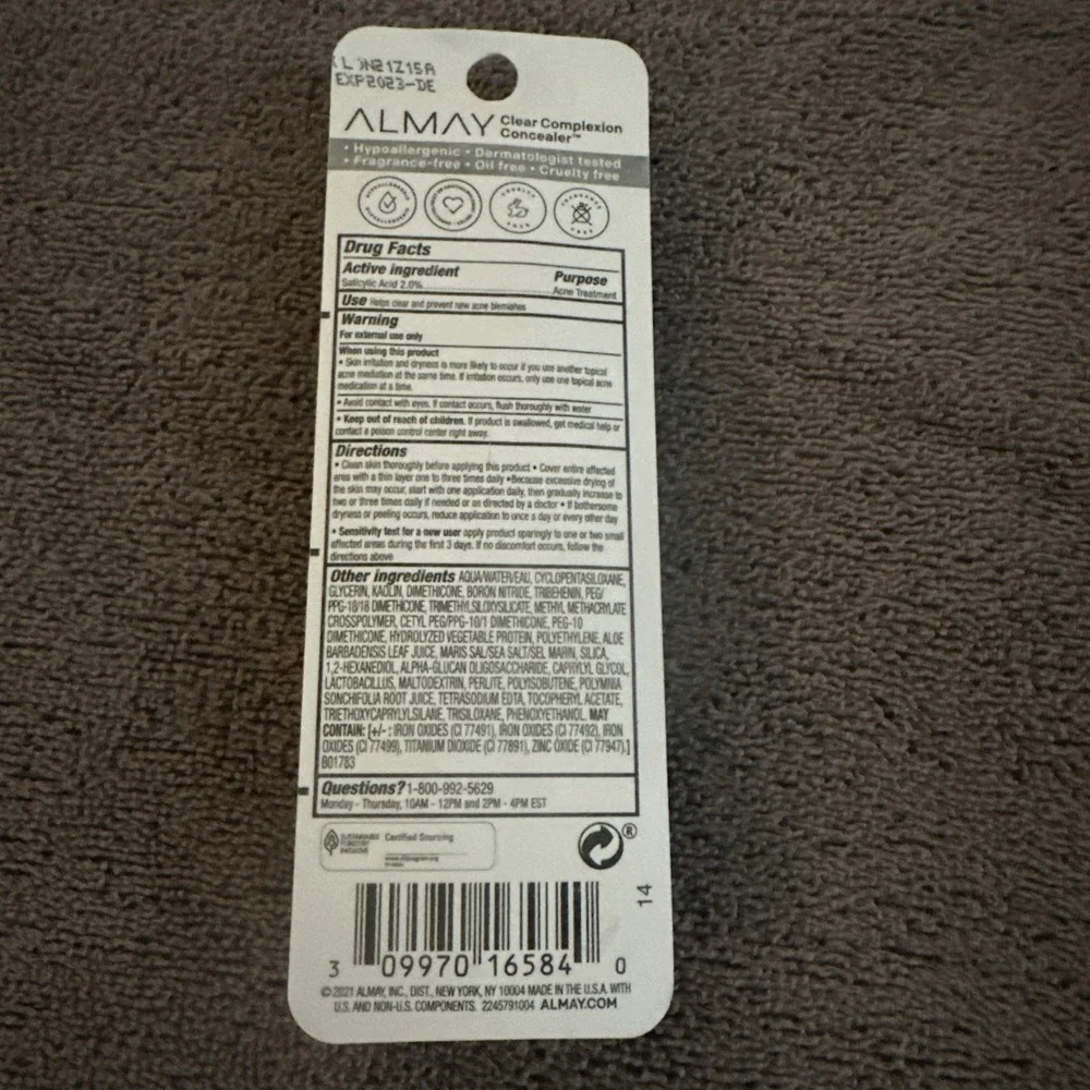 Almay Clear Complexion Concealer 300 Medium